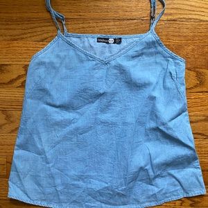 Denim tank tops